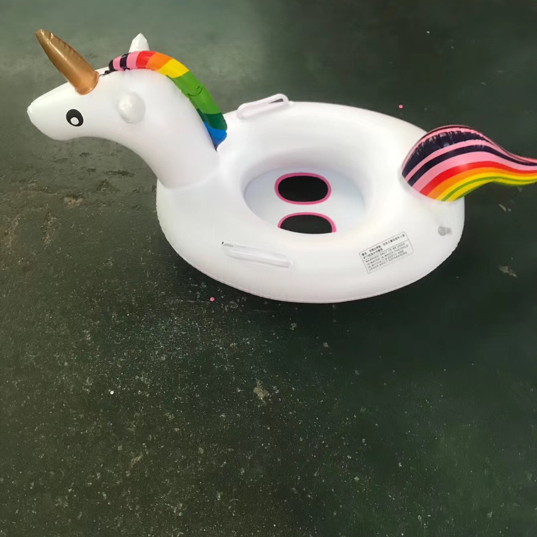 PVC inflatable children seat mermaid lead boat handle new animal seat circle manufacturers hot sales Application Scenario