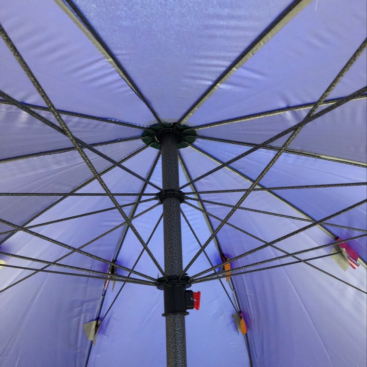 蓝色雨伞防紫外线大号遮阳伞防晒神器沙滩伞详情3