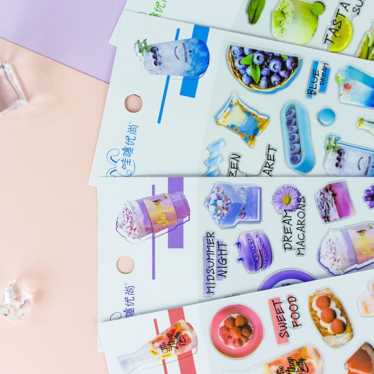 Refreshing food fruit crystal trend interesting crystal drop glue can be wholesale details Picture