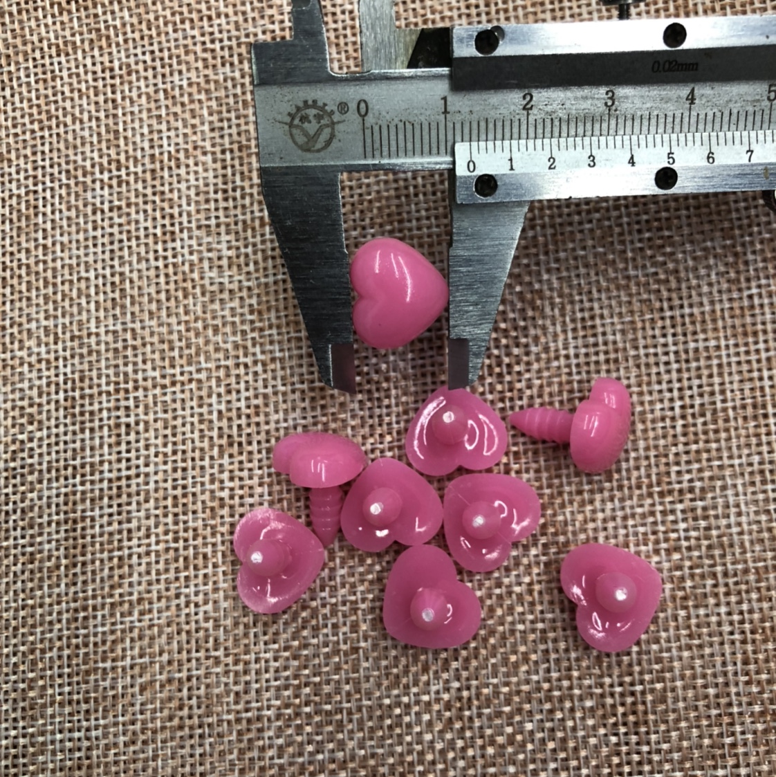 13X15 Pink Love Heart details Picture