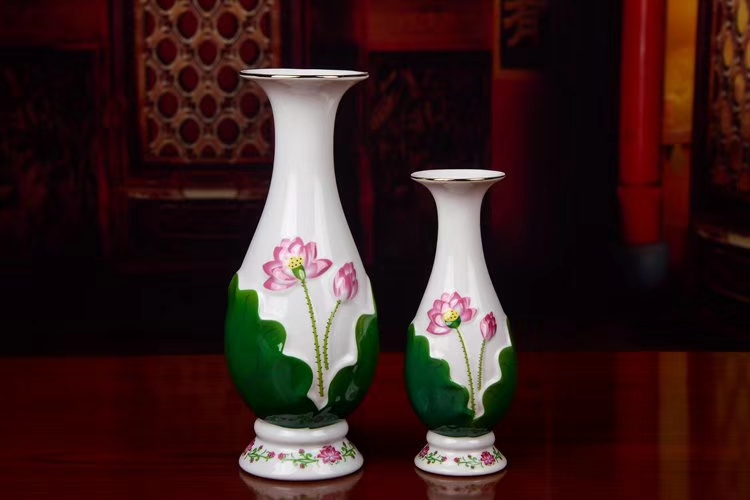 Auspicious Buddhist utensils: 6-inch and 8-inch embossed water purification bottles