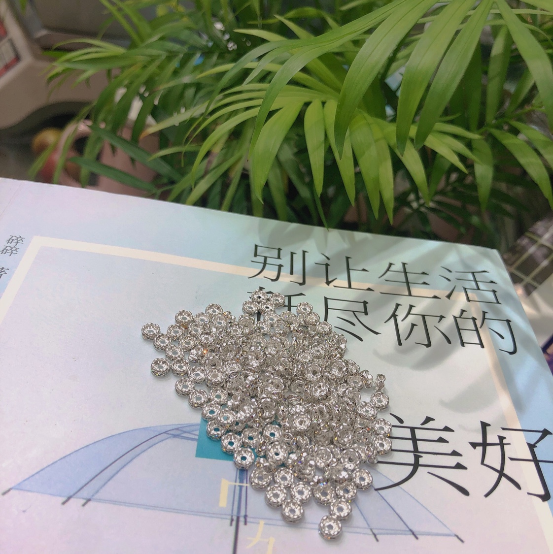 4mm wave edge diamond ring: silver, gold, rose gold, Kc gold, white K, gun black details Picture