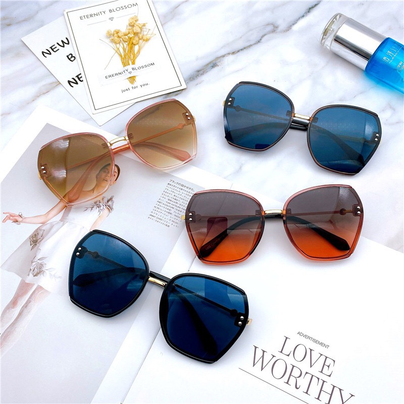 Korean-style fashionable sunglasses for ladies details Picture