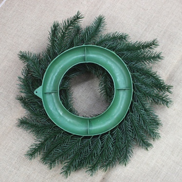 114单色小环40cm 圣诞用品花环产品图