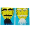 Beard props, Halloween party supplies, movie characters, fake beards, fake beards, white beards, black beards details Picture