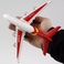 儿童金属仿真飞机南航民航客机玩具声光回力合金收藏摆设模型飞机产品图
