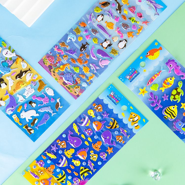 Wah Ti factory direct sales new puzzle creative cartoon DIY stickers fun colorful stickers can be wholesale details Picture