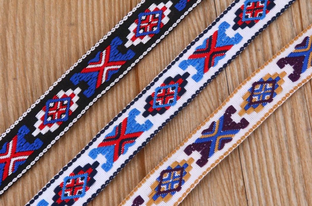 Ethnic Wind Jacquard With Off-The-Shelf Custom Accessories Ribbon Lace Specification drawing