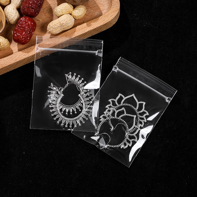 Qin Yun Transparent Thickened Pe Self-Sealing Bag Sealed Bag Taiwan Pp Bag 1112