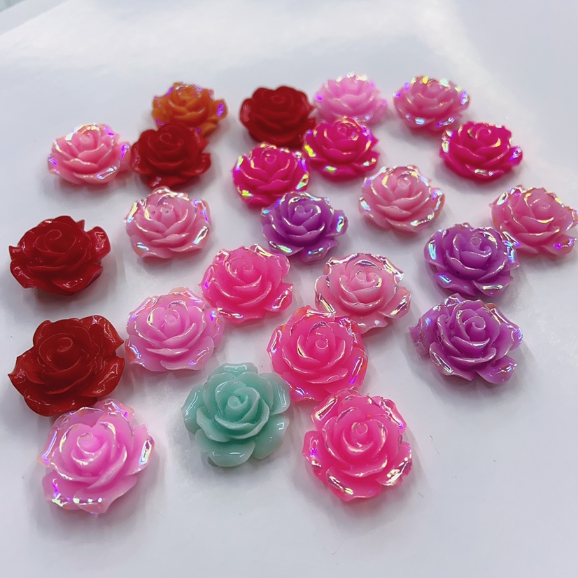 Shuzhi Series Rose 19mm resin accessories for mobile phones and refrigerators, Fuwode A111 Specification image