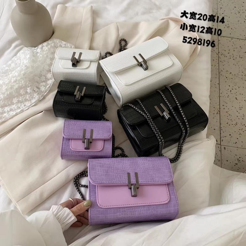 Women's 2020 snakeskin for web celebrity snakeskin chain cross-body instagram bag thumbnail