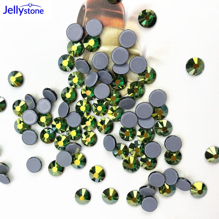 Jellystone high-quality light green AB SS6 handmade Diy car accessories hair ring accessories thumbnail