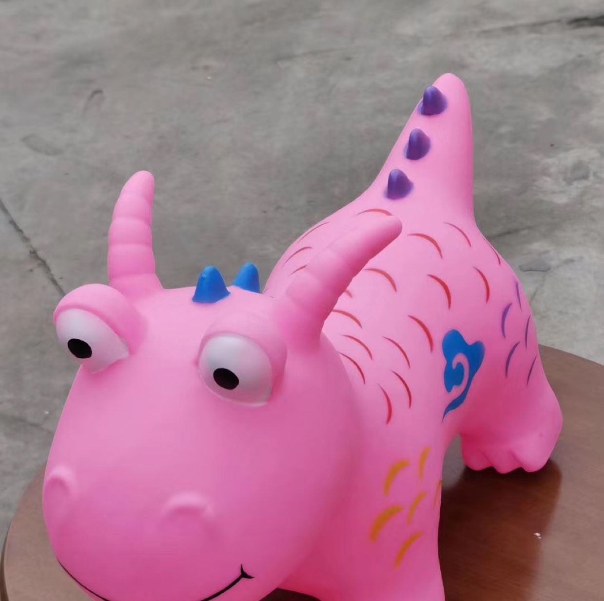 特大防爆加厚环保充气跳跳动物卡通龙新款跳跳马