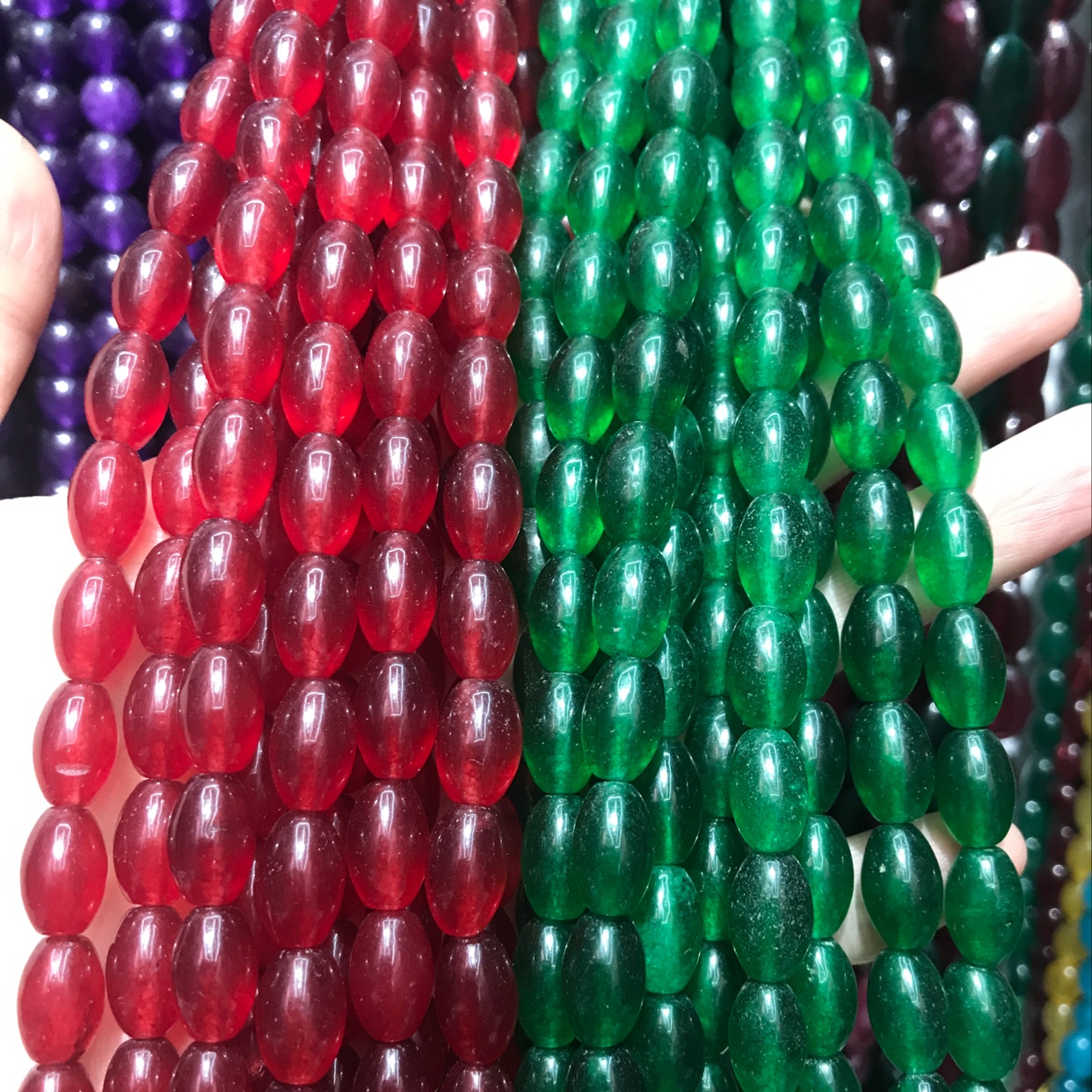 Natural stone Red treasure, green treasure 6X9