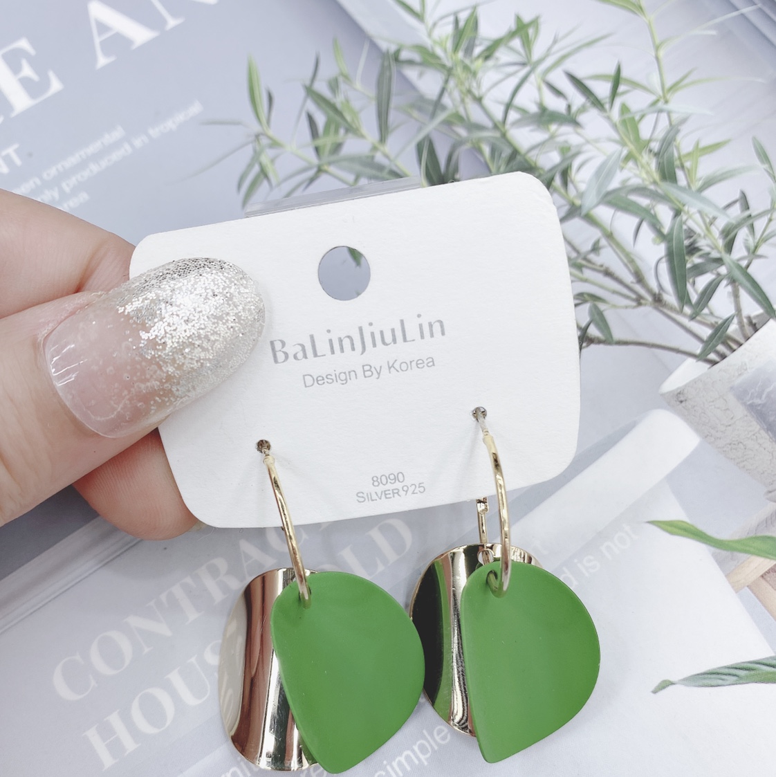 气质韩系耳环