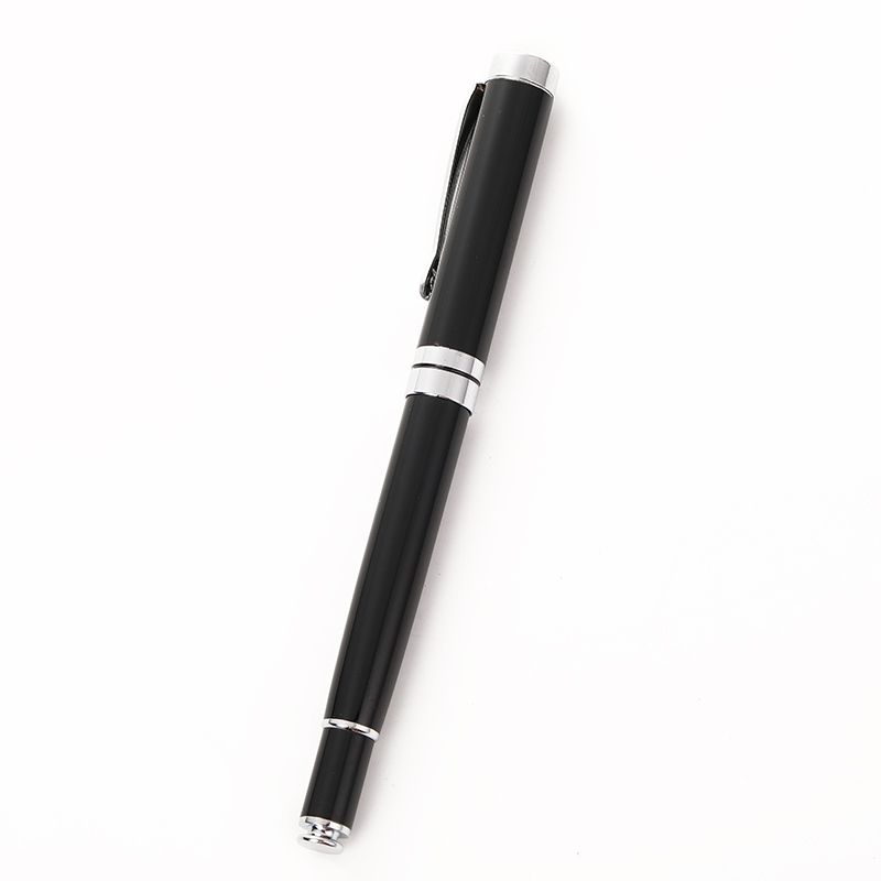 Custom-made metal men's business high-end replaceable pen reflow black ballpoint pen signature and signature pen Specification image
