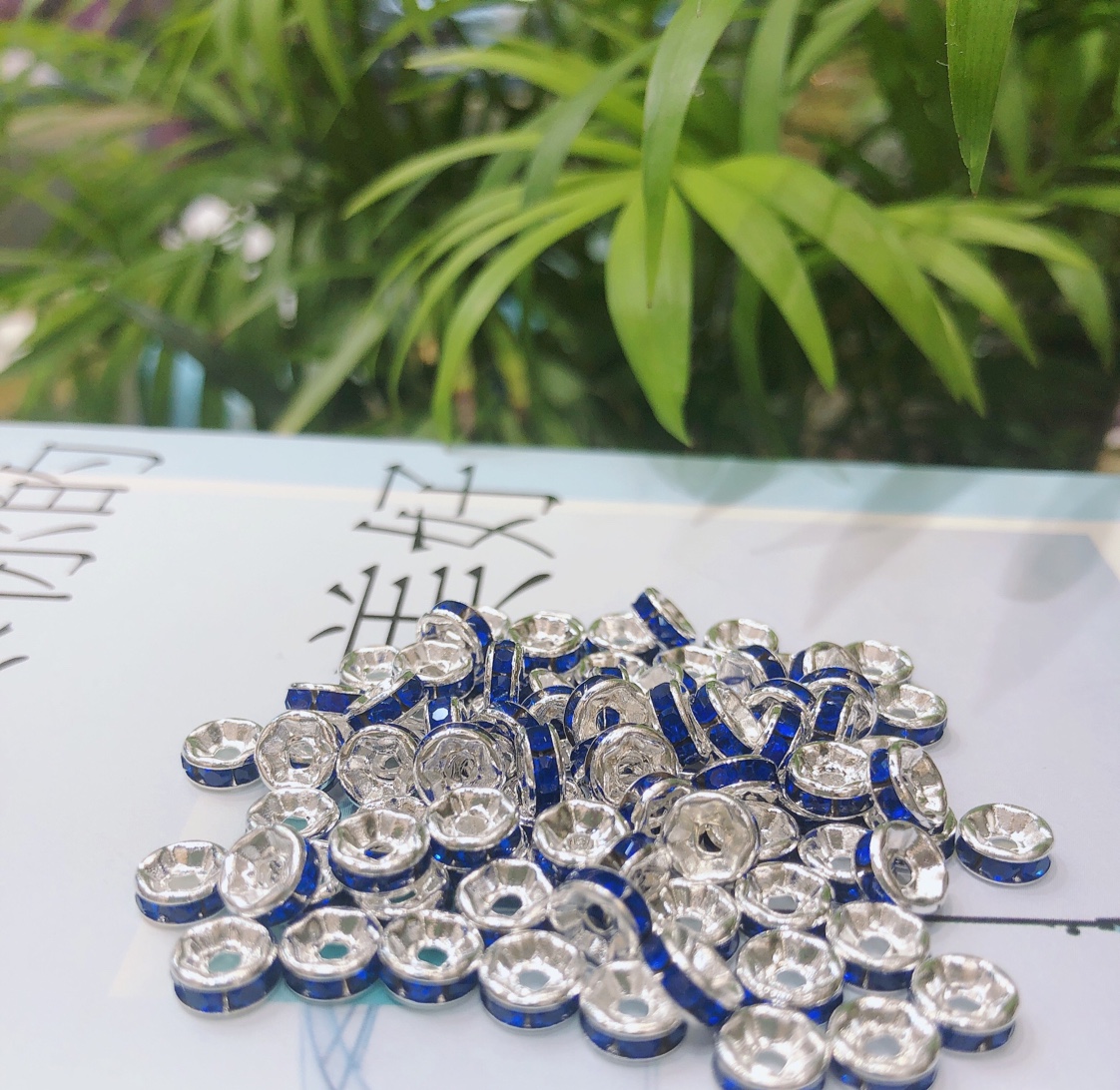 6mm straight edge diamond ring: Common colors: bright red, AB, seven-color, lake blue, royal blue, black, light green; Special colors: light pink undefined