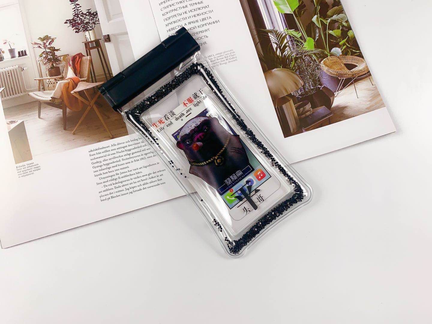 Feiduo airbag mobile phone waterproof bag, cartoon waterproof mobile phone bag, Lifeguard mobile phone bag detail image 1