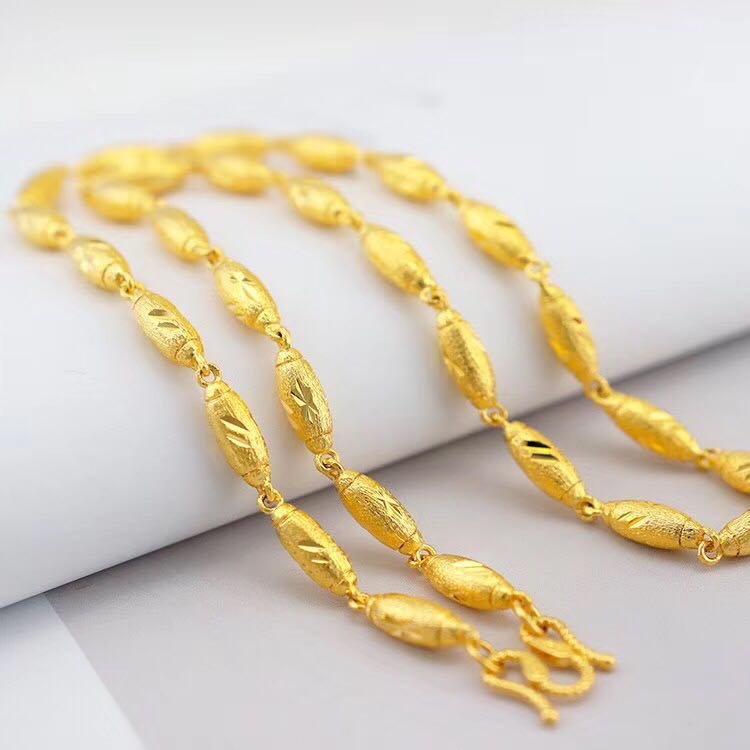 Vietnam gold necklace with color and 24-karat gold jewelry imitation gold jewelry
