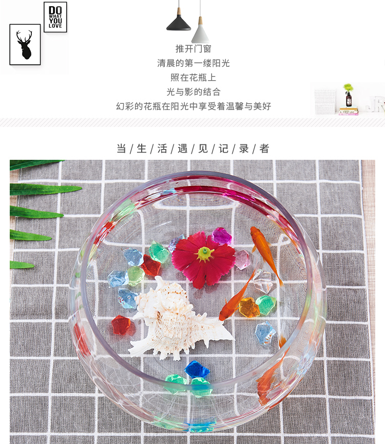 Hydroponic plant glass bottles, transparent vessels, pothos hydroponic containers, large creative vases, multi-functional water cultivation flowerpots detail image 3