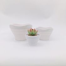 Factory direct plastic flowerpot Y40 melamine flowerpot Plastic flowerpot imitation porcelain flowerpot
