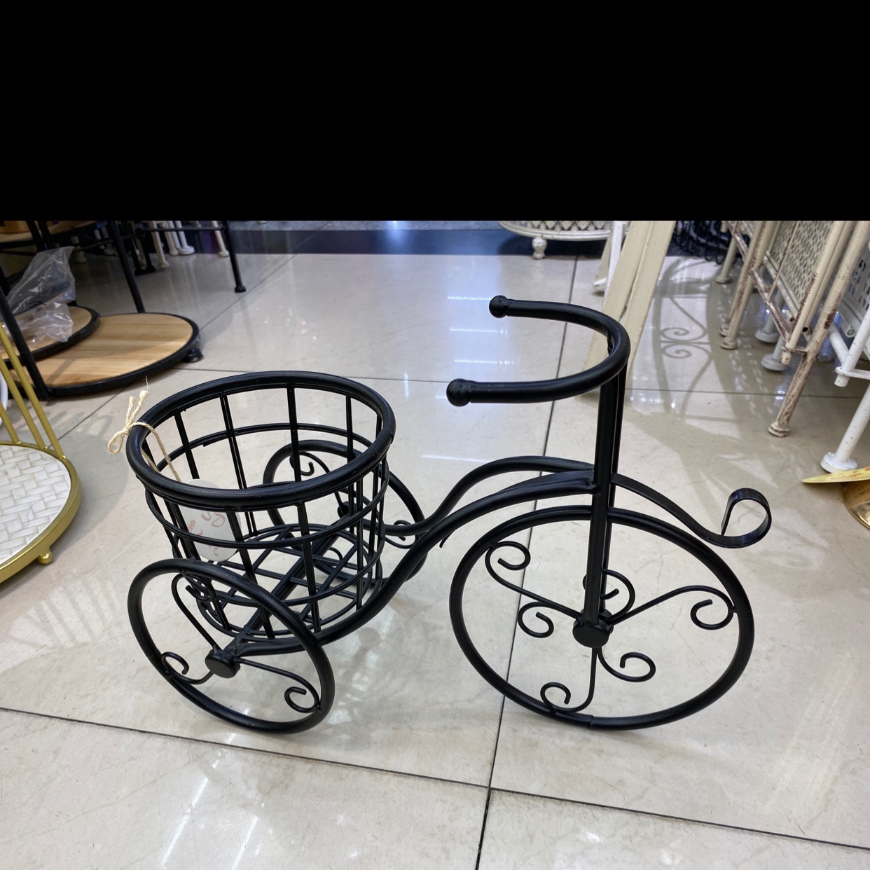 高档铁艺黑色自行车SDX0764装饰摆件婚庆自行车