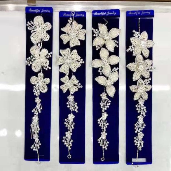 Hair accessories, soft strip hair clip, hairpin, Korean disc-driller, rhinestone alloy comb