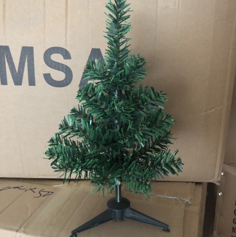 Yiyang Christmas Craft 30-centimeter small Christmas tree, table counter, Mini tree Christmas tree, Christmas supplies, PVC Christmas tree