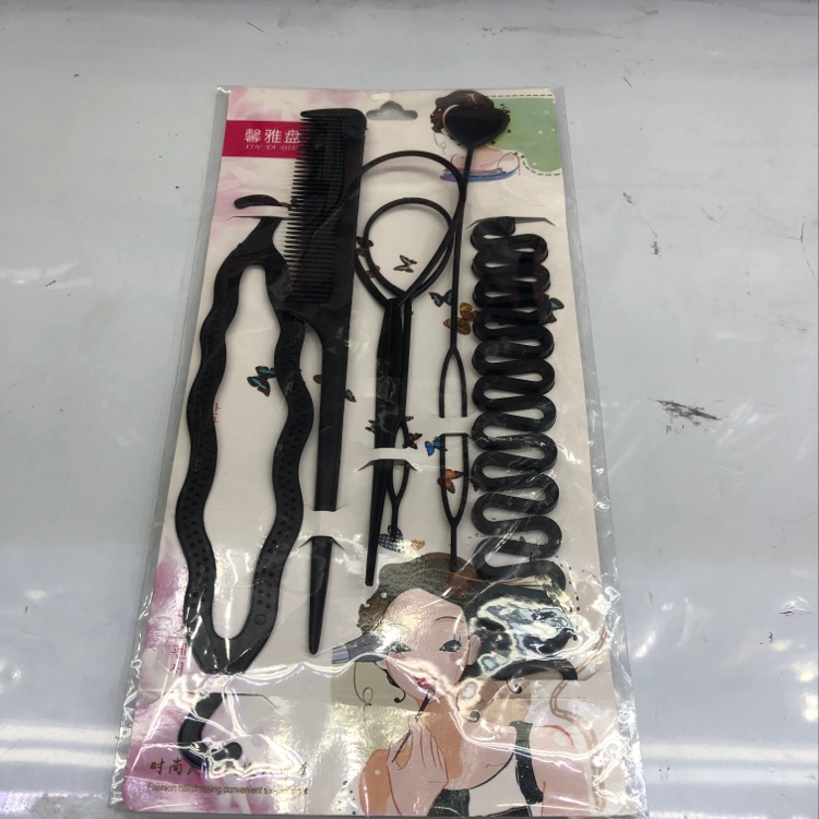 韩版时尚洋气女士盘发器套装扎头发神器