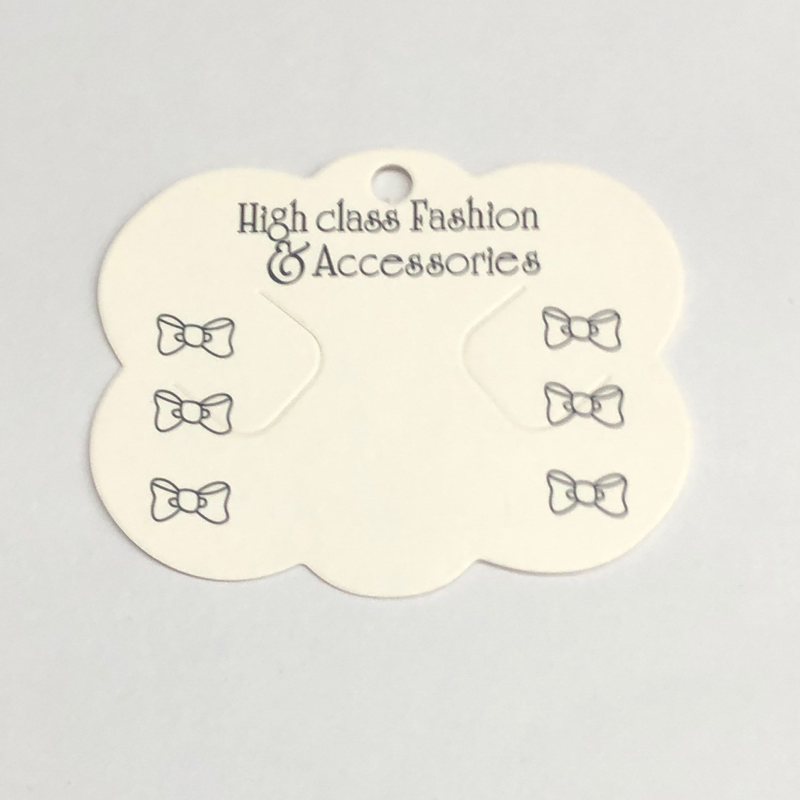 Factory direct sales of paper cards, jewelry packaging, customized hairpin cards, 7*8.5 plastic cards
