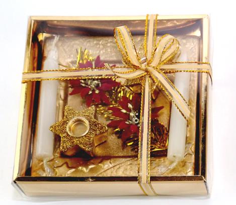 Kh19196 Series Candle Set Box. 14*14*3Cm, The Following Four Prices Are The Same, Can Be Mixed Batch. Specification drawing