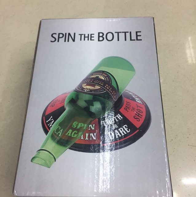 SPIN THE BOTTLE 酒瓶转盘喝酒游戏道具酒吧派对家庭饮酒娱乐
