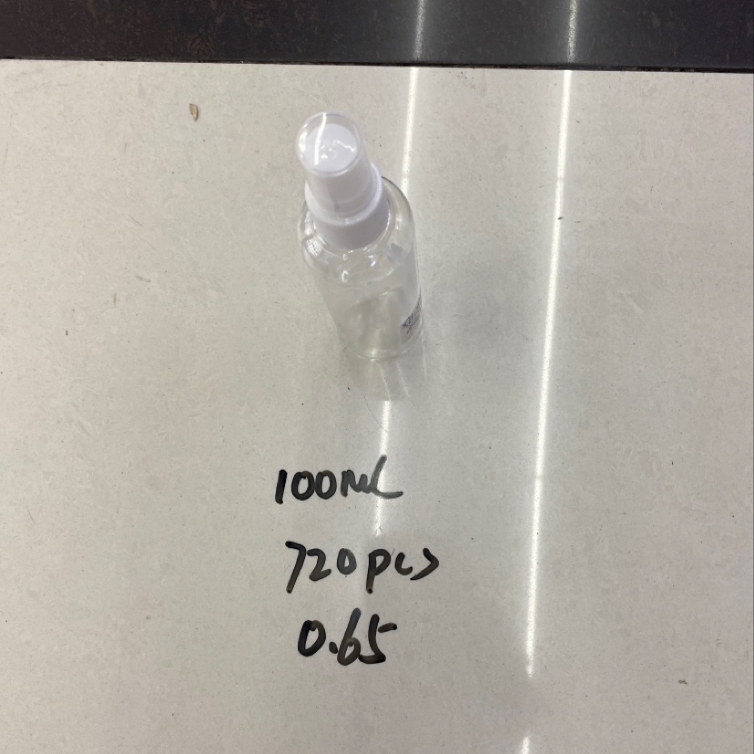 透明喷瓶100毫升产品图