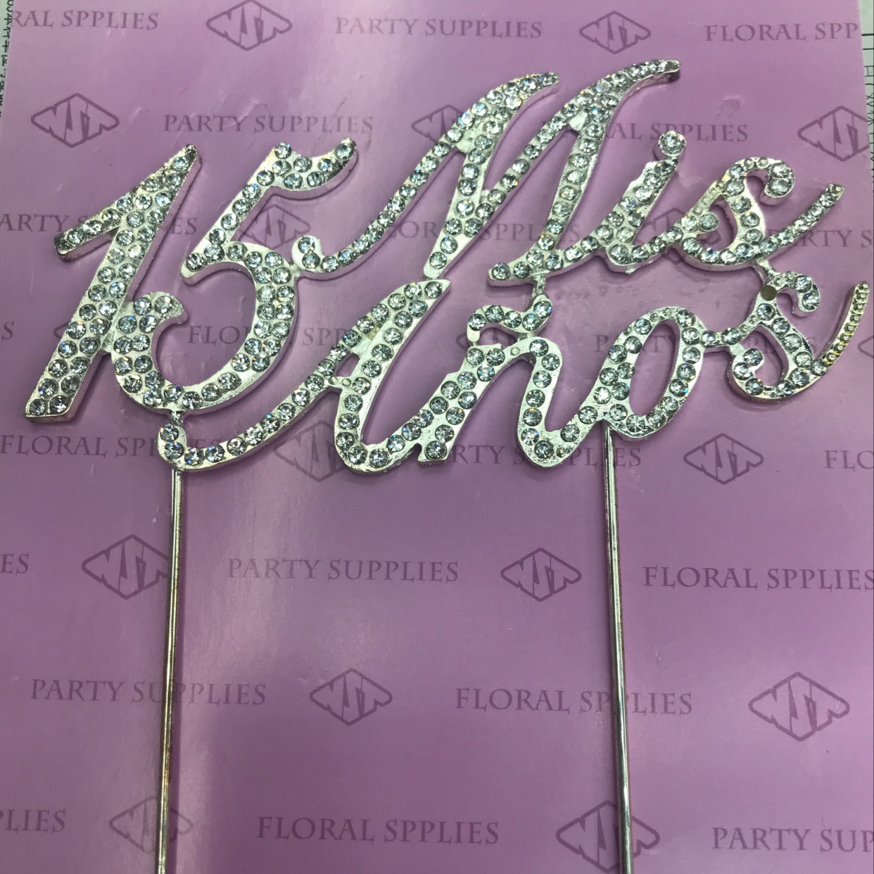 Anniversary cake decoration alloy accessories thumbnail