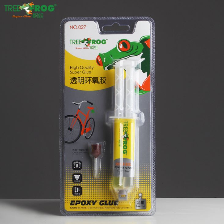 义乌好货树蛙5分钟速干型环氧树脂AB胶粘合剂12ml透明快干胶
