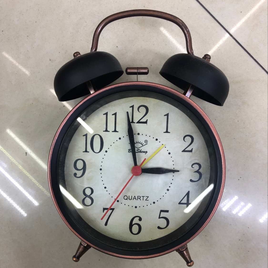 Circular archaize mute sweep second ring alarm clock thumbnail
