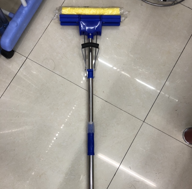 伸缩不锈钢PVA拖把产品图