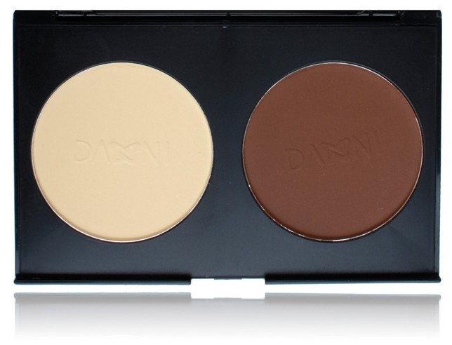 Yiwu's top-selling domestic manufacturer wholesals two-color contouring plates, shadow side shadows, and high-gloss powder compactions detail image 9