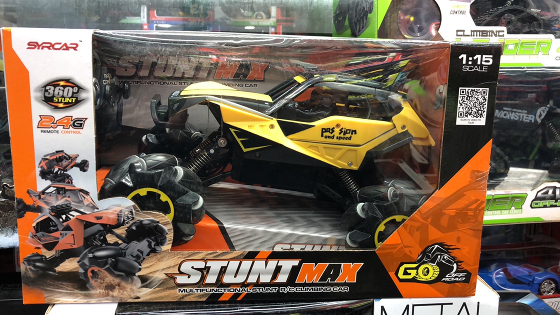 Remote control side stunt car with charging