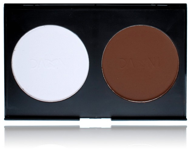 Yiwu's top-selling domestic manufacturer wholesals two-color contouring plates, shadow side shadows, and high-gloss powder compactions detail image 7