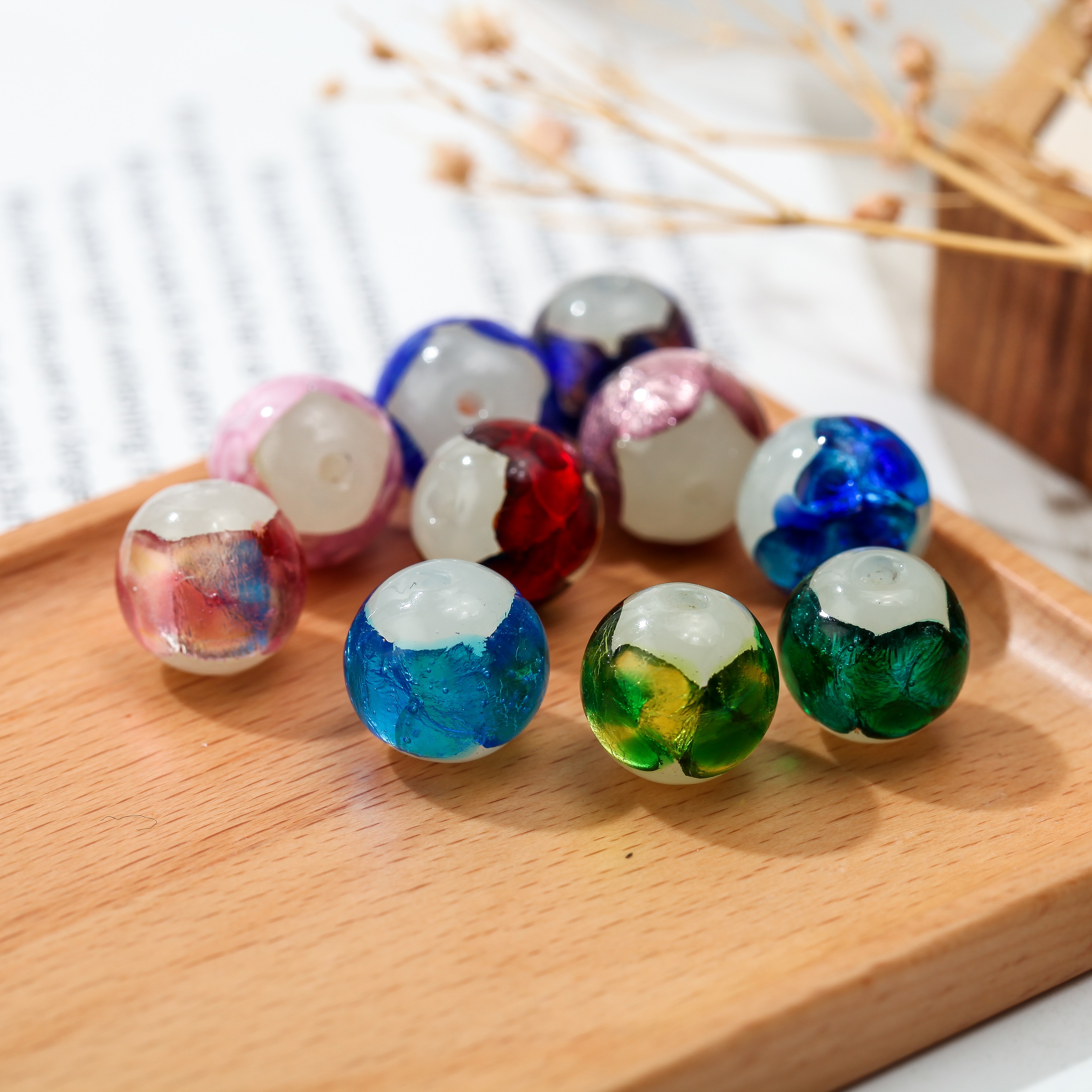 Días de azulejo japonés color dot azulejo bead antigua técnica artesanal perlas sueltas DIY pulsera accesorios fábrica al por mayor detail image 8