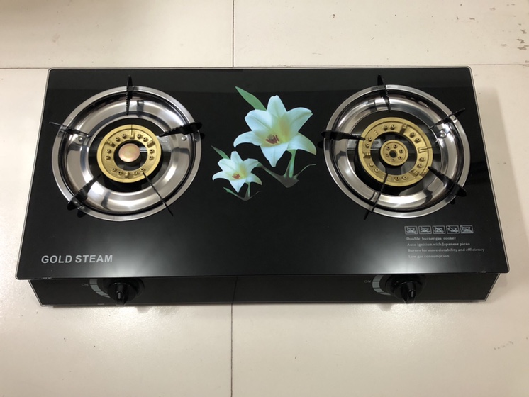 Table glass face plate double quality cover gas cooker