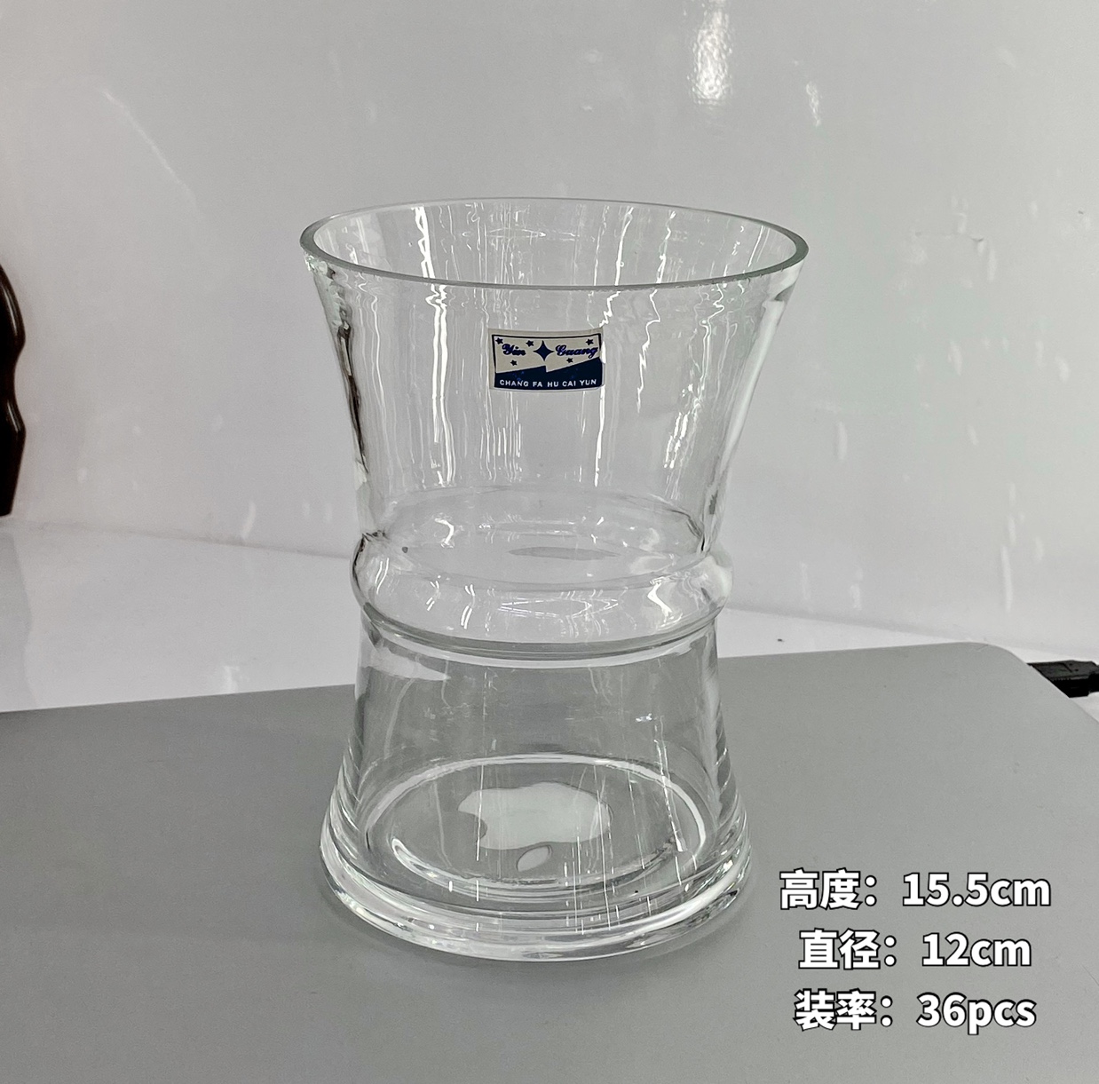 Modern simple constrained waist transparent glass vases, hydroponic plants, flowers, flower arrangements, decorative items, factory direct sales and wholesale