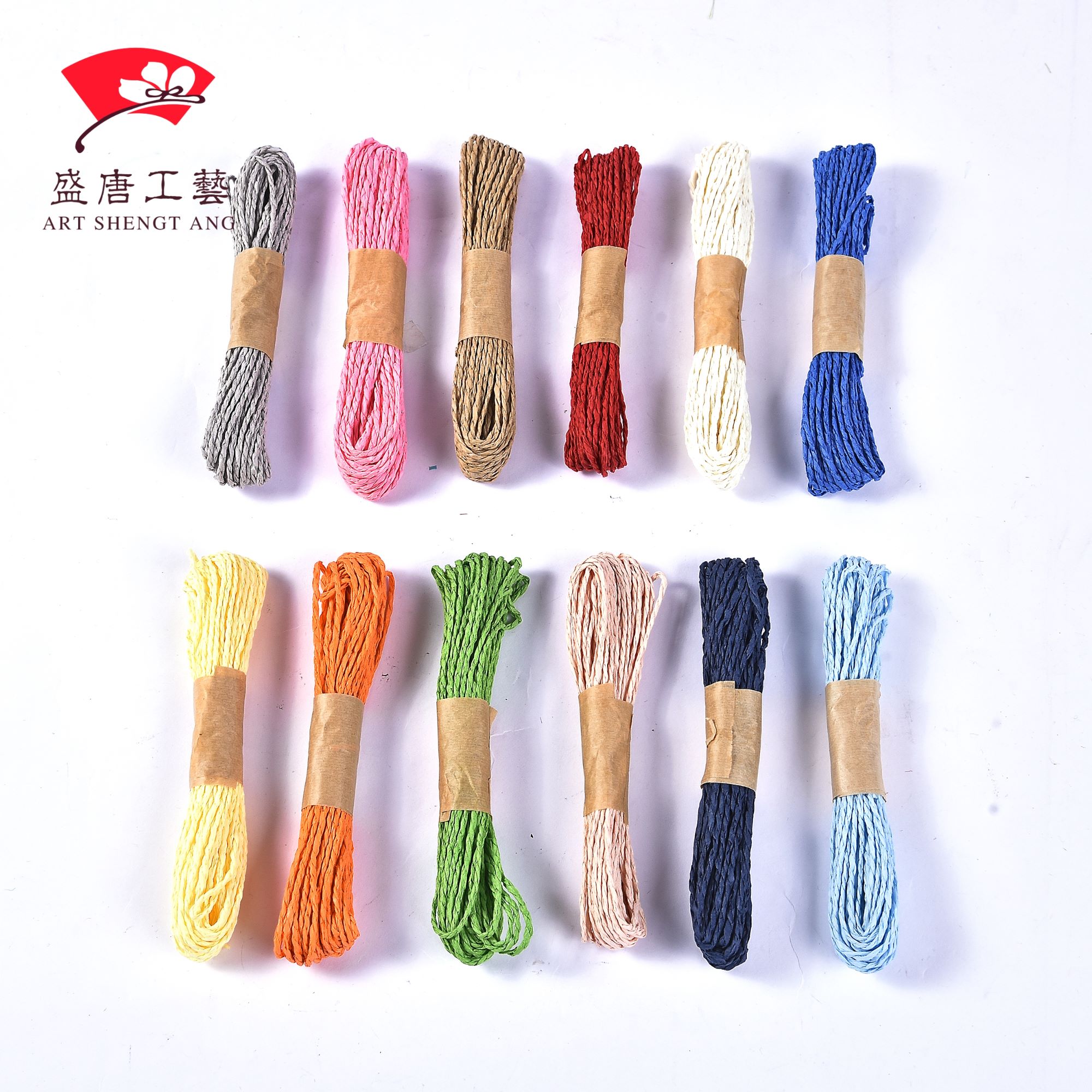 拉菲草绳/棉绳/彩色麻绳产品图
