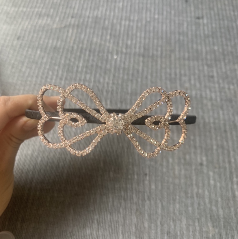 Butterfly shape rose blonde hair hoop, head hoop, fashion Korean version head hoop