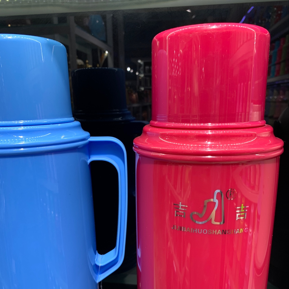 0042A all-plastic thermos flask details Picture