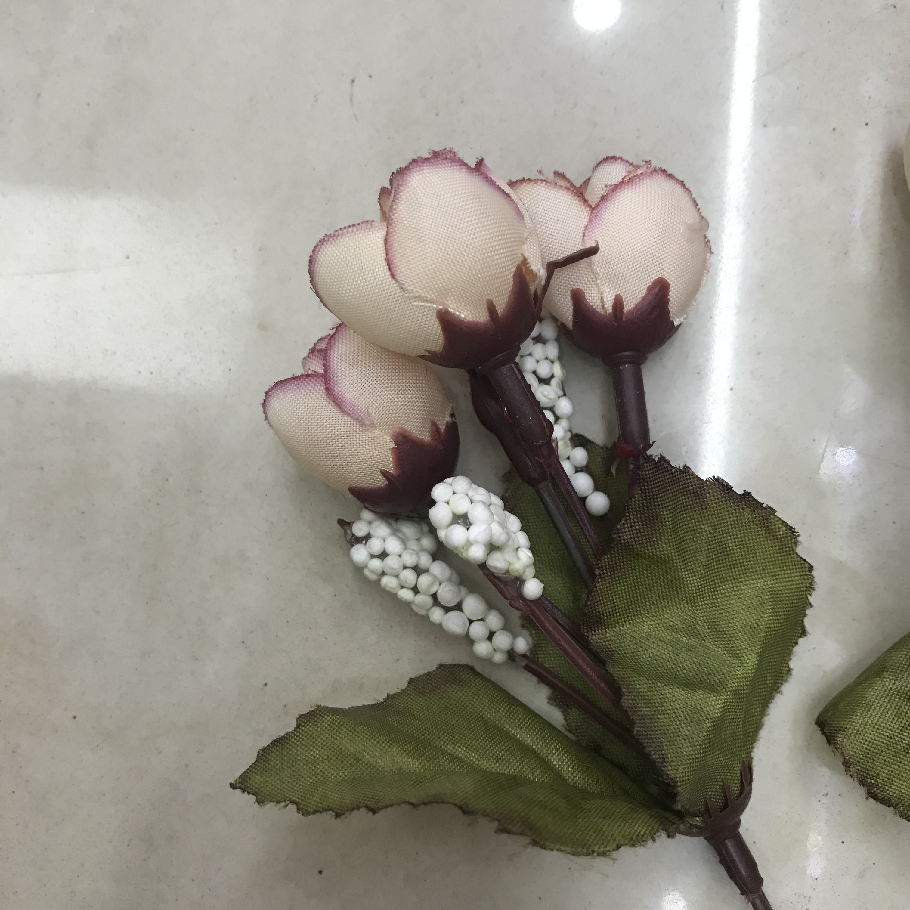 Living room artificial flower and artificial flower tea, bedroom decoration, venue arrangement, autumn 5-pronged 15-head star bud wholesale detail image 2