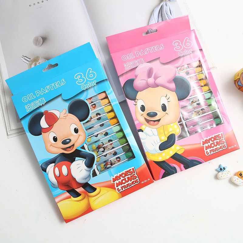 Oil painting stick 36 colors children's Color painting Stick colors painting brush students color pen Kindergarten Children's Day gifts thumbnail