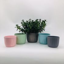 Factory direct plastic flowerpot Y1807 melamine flowerpot Plastic flowerpot imitation porcelain flowerpot