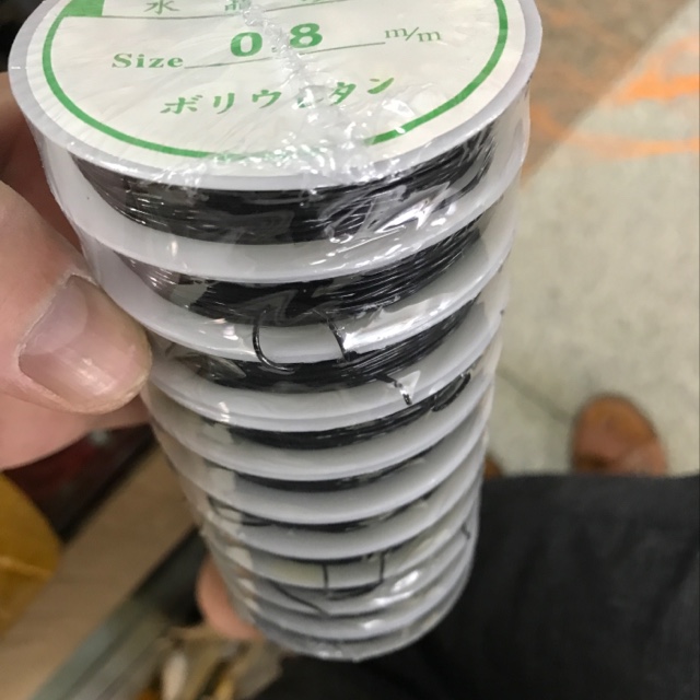 0.8 Black small roll elastic fishing line, Zhao Qi accessories Q565654 thumbnail